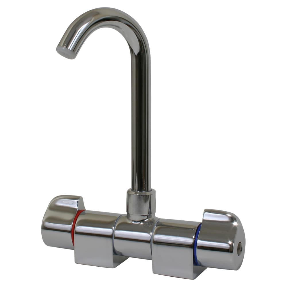 Scandvik Chrome Folding Spout Mixer 10474P Marine Faucet