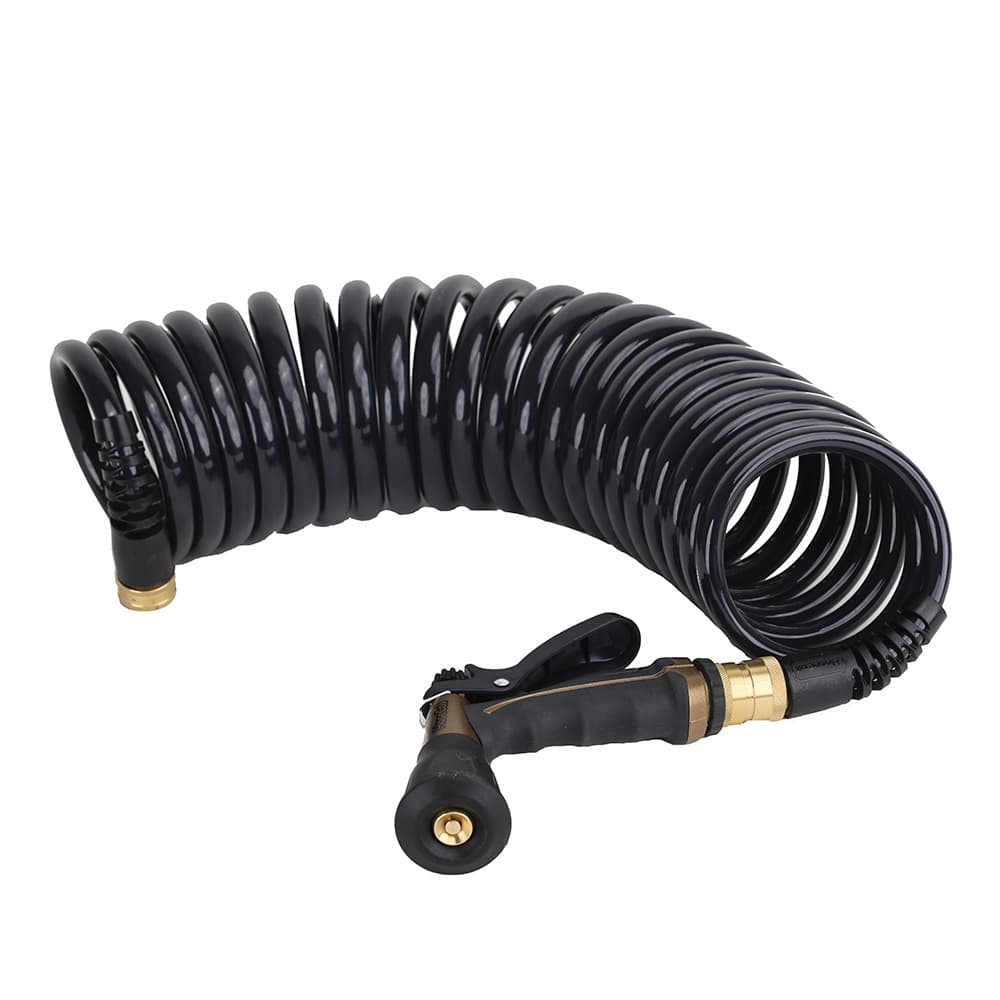 HoseCoil Commercial Pilot PRO 25' Hose Kit CPP2501K Metal Body Nozzle