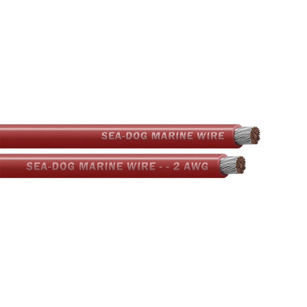 Sea-Dog 2 AWG Red Marine Battery Cable 8002020 25 ft Spool