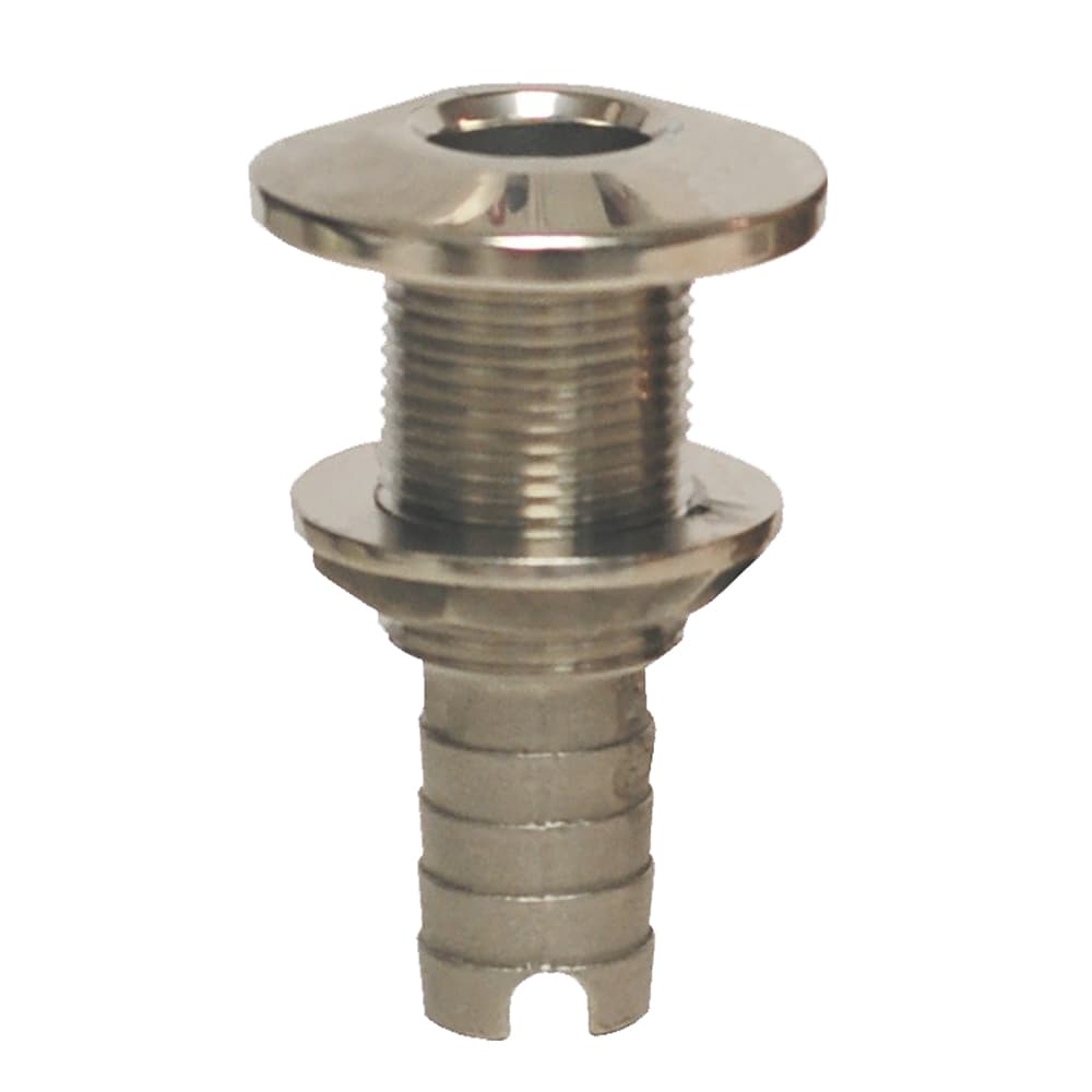 GROCO Hose Barb Thru-Hull Fitting HTH-1250-S 1-1/4 in 316 Stainless Steel