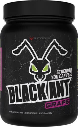 Bucked Up Black Ant Pre-Workout 1022633 Grape 300mg Caffeine