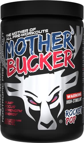 Bucked Up Mother Bucker Pre-Workout 1028110 Rocket Pop 20 Servings