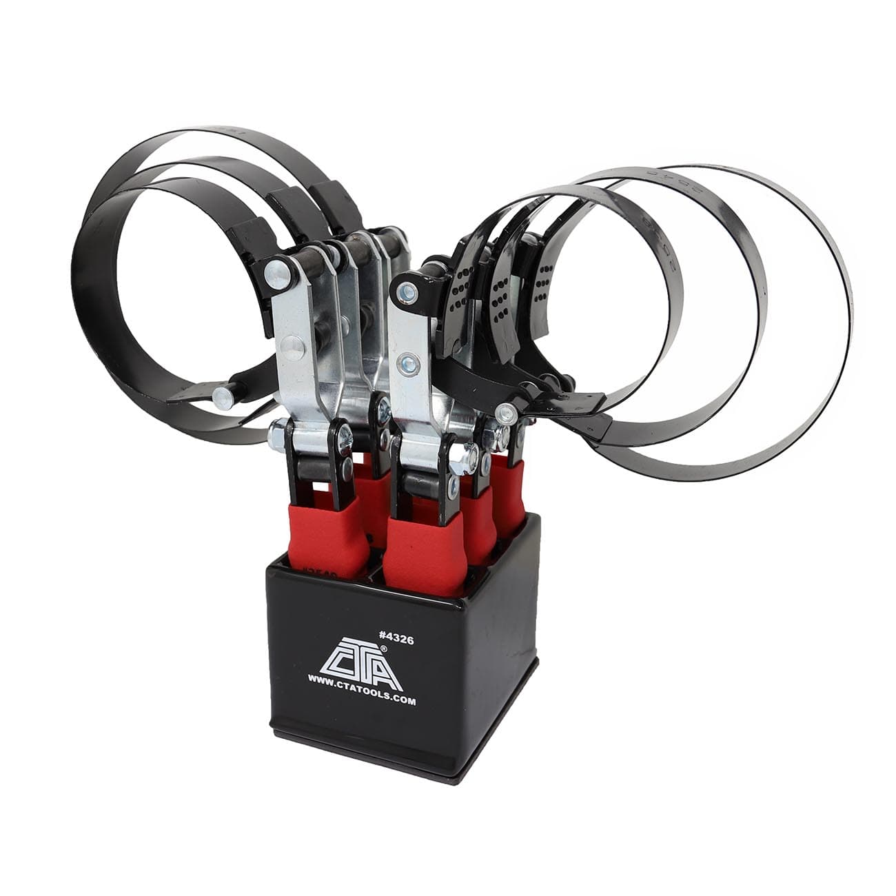 CTA Tools Oil Filter Wrench Kit 4326 6-Piece Set with Magnetic Stand