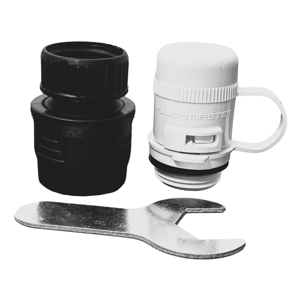 Flushmaster Flush Port Quick Connect for Suzuki SM-FMQCSW White
