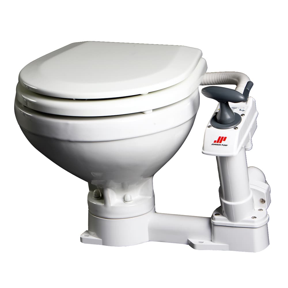 Johnson Pump Compact Manual Toilet 80-47229-01 Marine