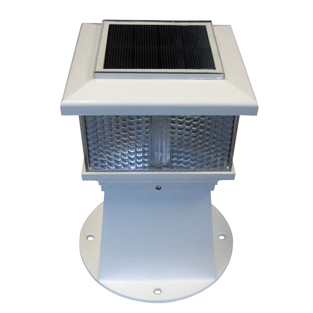 Dock Edge Solar Piling Light DE96264F IP65 Waterproof 360° LED Dock Light