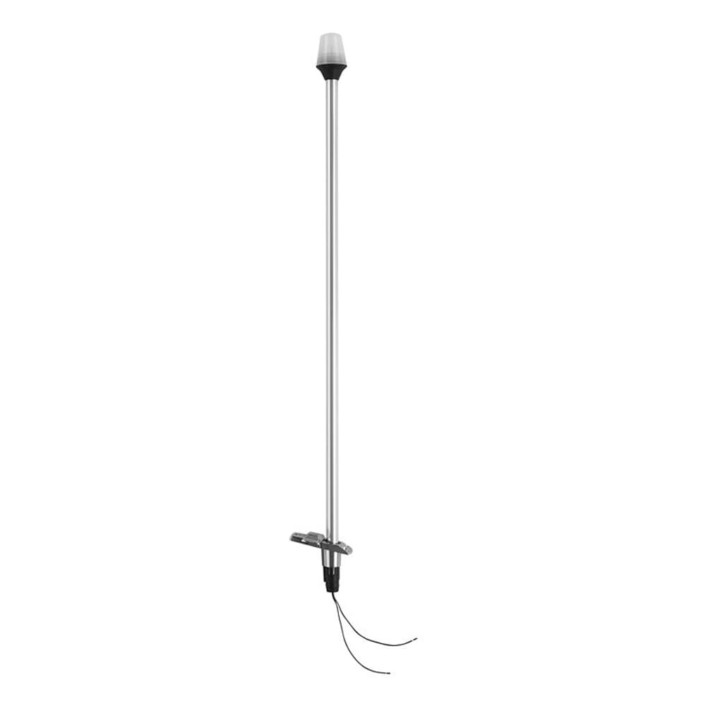 Attwood Stowaway All-Round Pole Light, 24" - 2-Pin Plug-In Base, 2-Mile - 7100A7