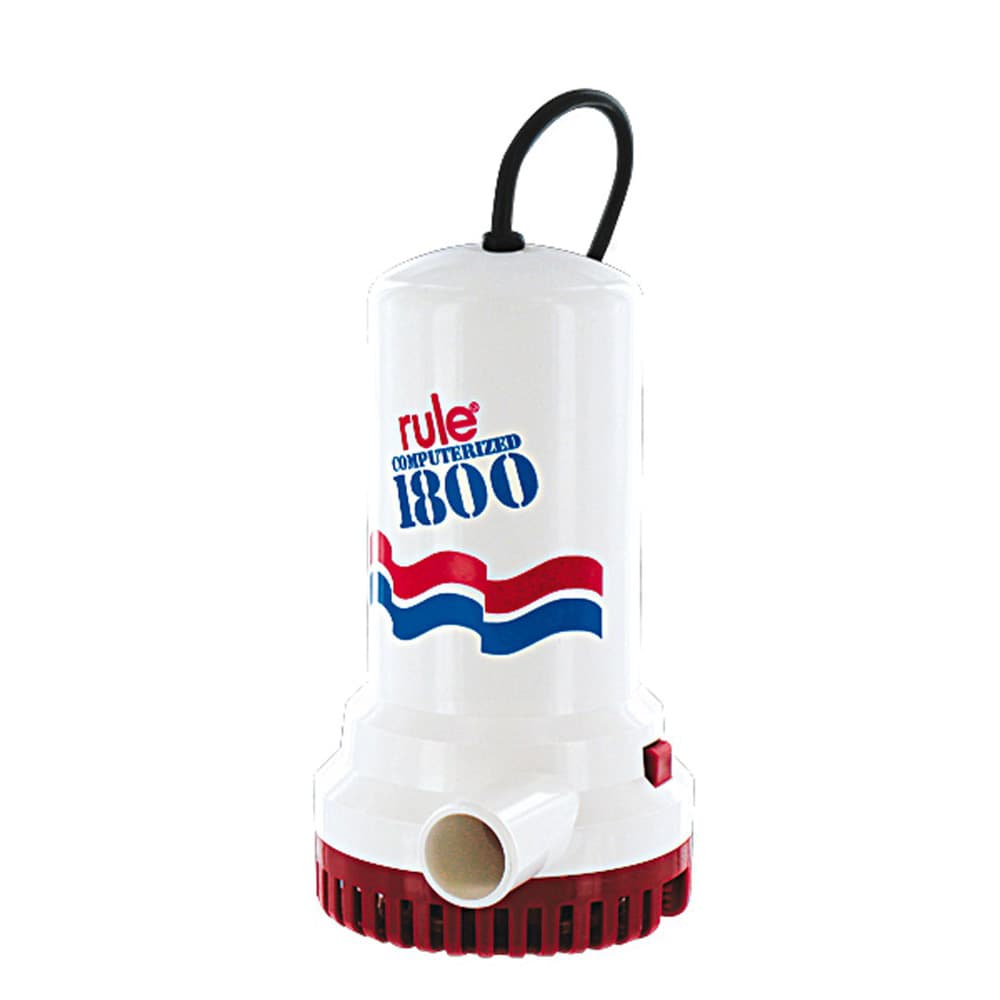Rule 1800 GPH Non-Automatic Submersible Utility Pump A53D 110V