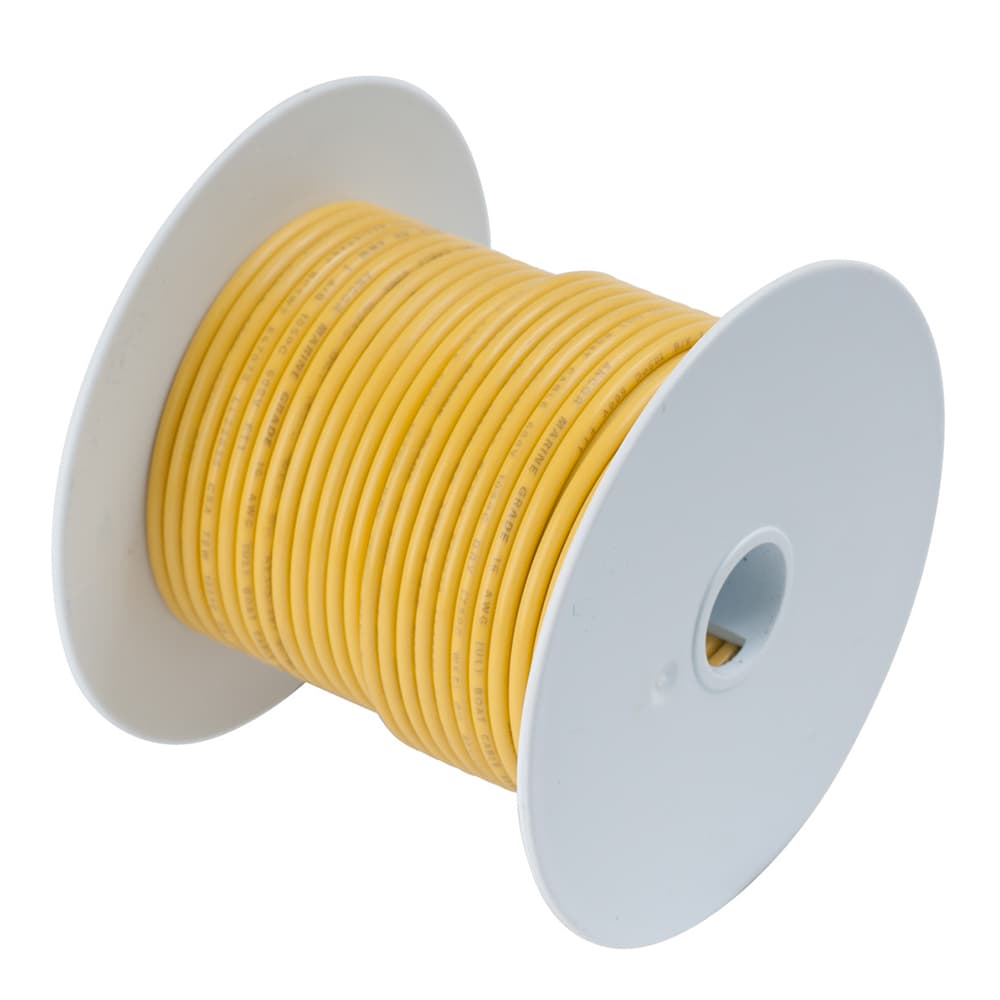 Ancor 6 AWG Tinned Copper Battery Cable 112905 Yellow 50 ft Spool
