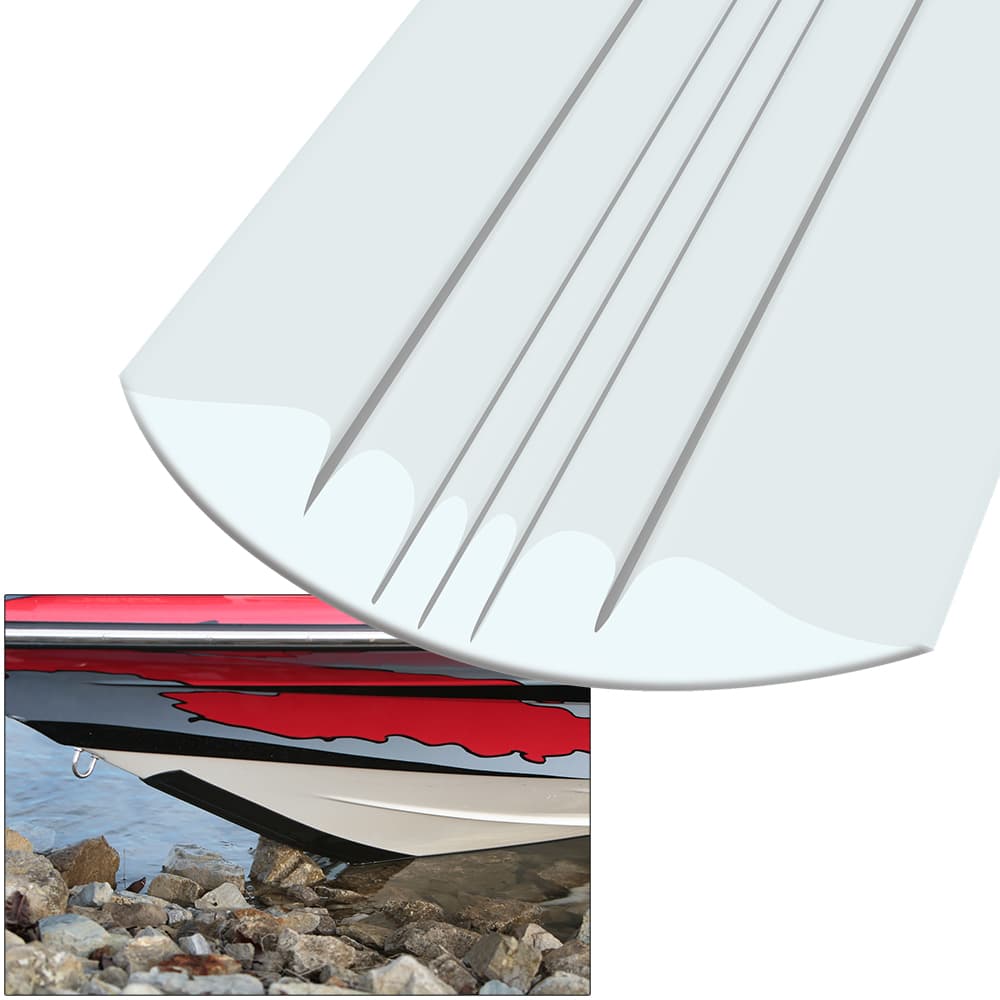 Megaware KeelGuard Boat Keel Protector 20104 4 ft White