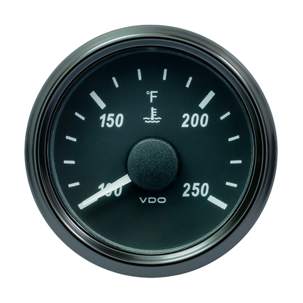 VDO SingleViu 52mm Water Temperature Gauge A2C3833340030 250°F 450-30 Ohm