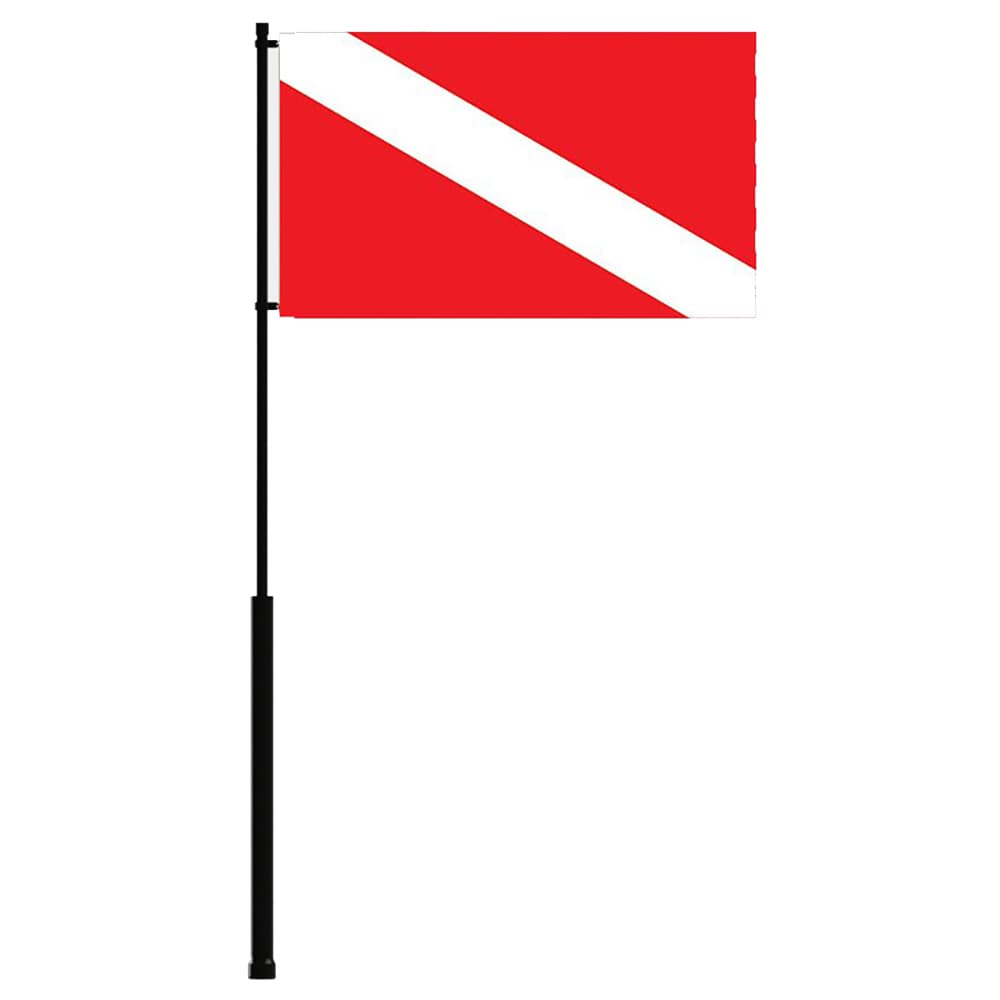 Mate Series 36 in Flag Pole FP36DIVE w/ 20x24 in Dive Flag